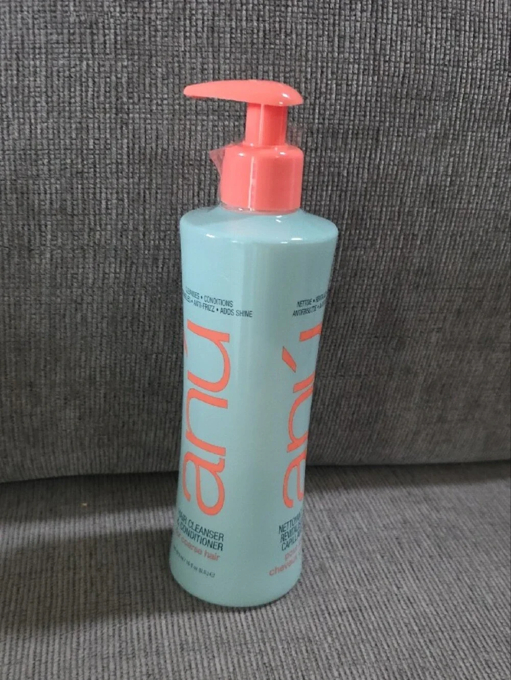 anú Hair Cleanser & Conditioner For Coarse Hair, New, 16floz.